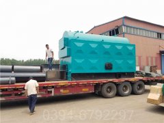 台湾4吨天然气热水锅炉